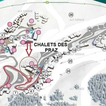 Les Des Praz - Les Praz - 8/10 Pers - Plagne Villages - Chpra114 Mae-8394 Ла-Плань