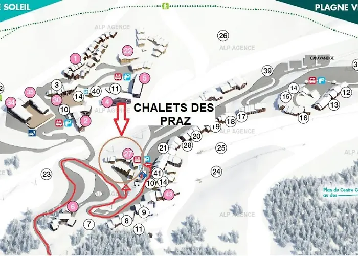 Chalet Les Des Praz - Les Praz - 8/10 Pers - Plagne Villages - Chpra114 Mae-8394 La Plagne